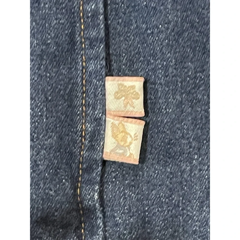 Vintage Peter Rabbit Beatrix Potter Baby‎ Denim Shirt Dress Size 6/9 Months